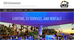 Desktop Screenshot of kckentertainment.com